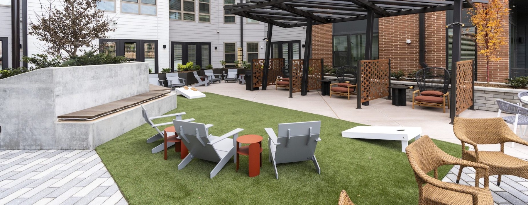 outdoor courtyard